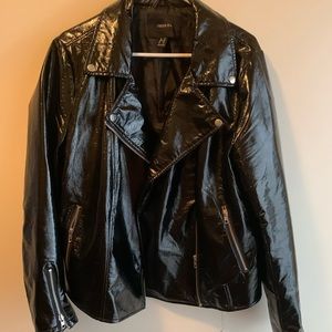 Black Patent Leather Jacket